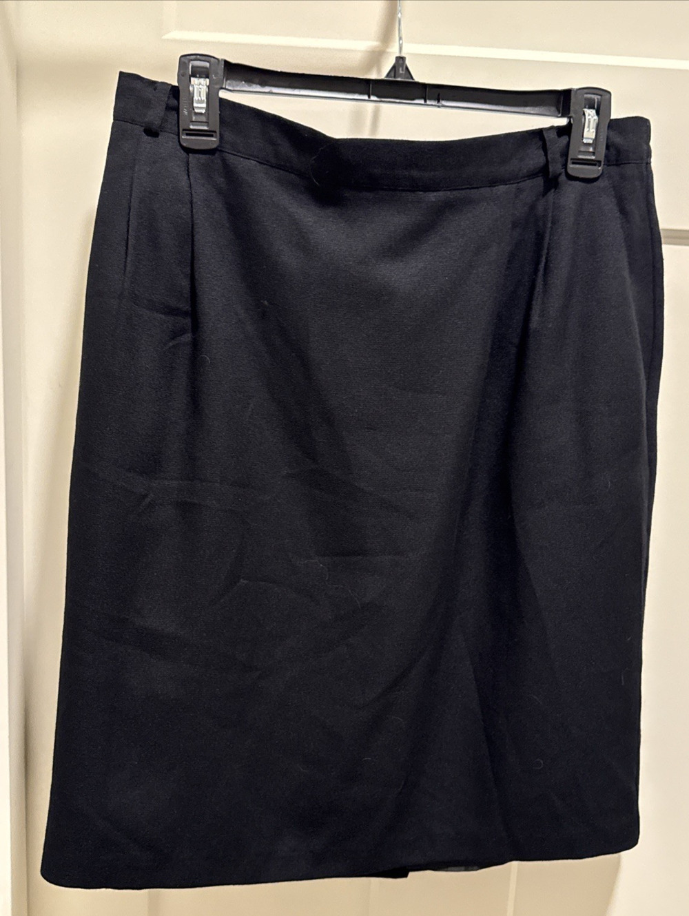 Vintage 90s Fundamental Things Black pencil Skirt Sz16 Made In USA Union Label